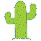 Cactus Sticker- Mexico