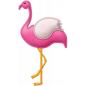 Felt Flamingo- Mexico