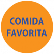 Mexico Labels- Comida Favorita (Favorite Food)