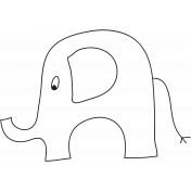 Elephant Illustration- Oh Baby Baby