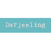 Word Bit: Darjeeling- Tea Cup