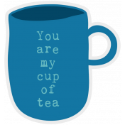 Word Art 7- Tea Cup