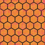 Geometric 22- Black & Orange