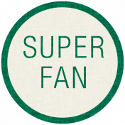 World Cup Label- Super Fan