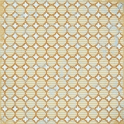 Quatrefoil 01- Brown & Blue