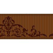 Medium Ribbon- Ornamental 01- Brown