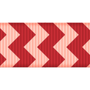 Medium Ribbon- Chevron- Pink