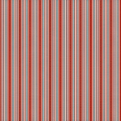 Stripes 03- Red & Aqua