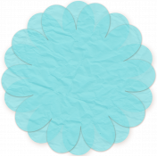 Paper Flower 12- Aqua