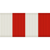 Thin Ribbon- Stripes 01- Red & White