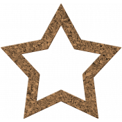 Bolivia Cork Elements- Star Frame