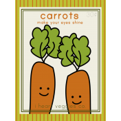 The Veggie Patch Cards Kit- Carrots