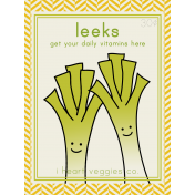 The Veggie Patch Cards Kit- Leeks