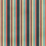 Stripes 07- Tan & Teal