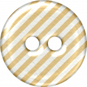 Tan & White Striped Plastic Button