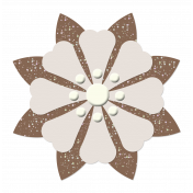 Brown Paper Flower 2