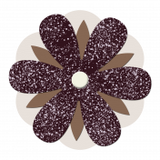 Brown Paper Flower 4