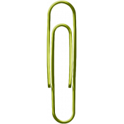 Paper Clip- Green