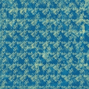 Floral Paper- Blue & Green