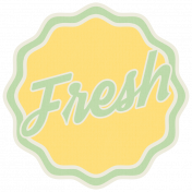 Sunshine & Lemons No2- Fresh Sticker