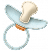 Oh Baby Baby- Blue Pacifier