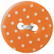 Oh Baby Baby- Orange Polkadot Button