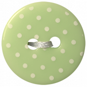 Oh Baby Baby- Green Polkadot Button 1
