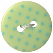 Oh Baby Baby- Green Polkadot Button 2