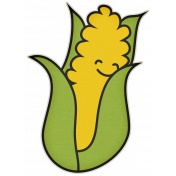 The Veggie Patch- Corn Sticker
