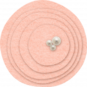 Sweet Dreams- Felt- Circles- Pink