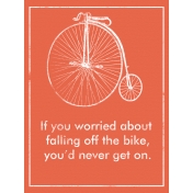 Ride A Bike- Journal Card 02