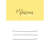 Oh Baby Baby- Four Months- Milestone Card Yellow 01