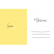 Oh Baby Baby- Seven Months- Milestone Card Yellow 02