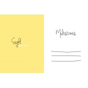 Oh Baby Baby- Eight Months- Milestone Card Yellow 02
