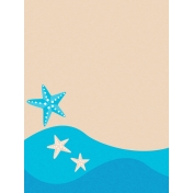 Sand & Beach- Starfish- Journal Card