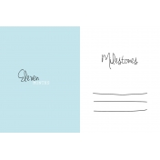 4x6 Milestone Journal Card, Blue, Month 11