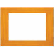 It's Elementary, My Dear- Yellow Wood Frame