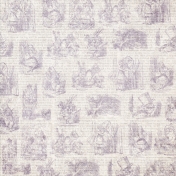 Dark Purple Alice In Wonderland Paper