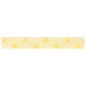 Reading, Writing, and Arithmetic- Yellow Emblem Washi Tape