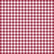 Thankful- Red Gingham Paper