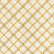 Grandma's Kitchen- Mustard Plaid Paper