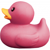 Tiny, But Mighty- Pink Rubber Duck