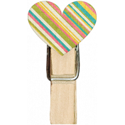 Tiny, But Mighty Heart Clothespin 02