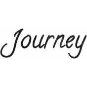 Tiny, But Mighty Journey Word Art