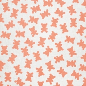 Tiny, But Mighty Orange Teddy Bears Paper