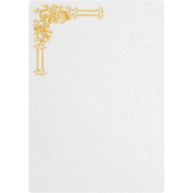 Tiny, But Mighty Yellow Embellished Note Paper