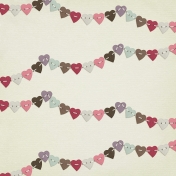 Be Mine- Heart Bunting Paper