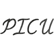 Tiny, But Mighty PICU Word Art