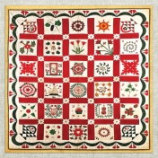 Antique Quilt Paper 01