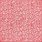 Red Flower Cutout Paper